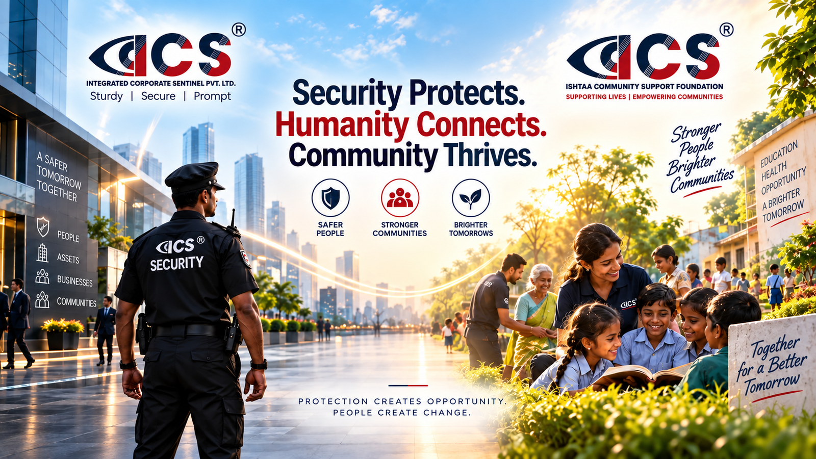 ICS Security and Ishtaa Community Support Foundation protecting people and empowering communities